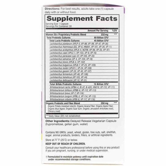 Vital Flora Women 55+ Probiotic + Prebiotics Shelf Stable, VTP